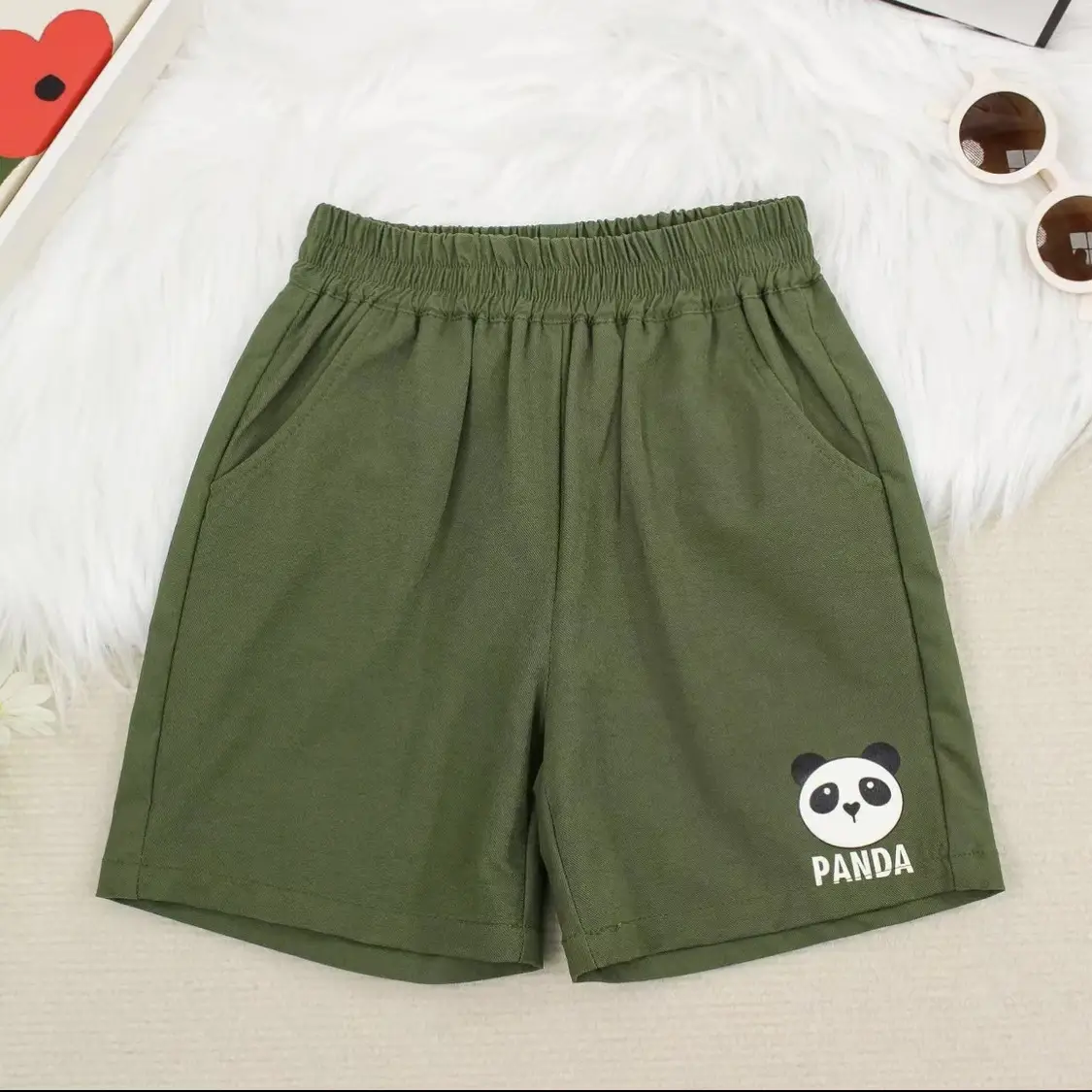 Chinese Panda Embroidered Parent Child Dress Summer Tang Suit - Image 2
