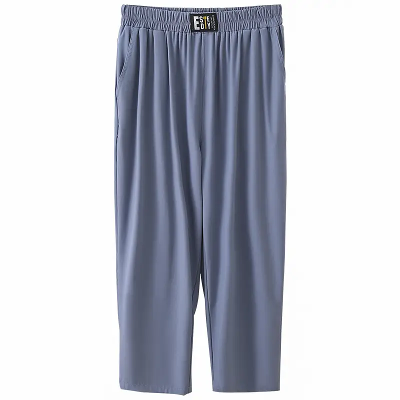 Men Ice Silk K-Style Pants 100kg Plus Size - Image 8