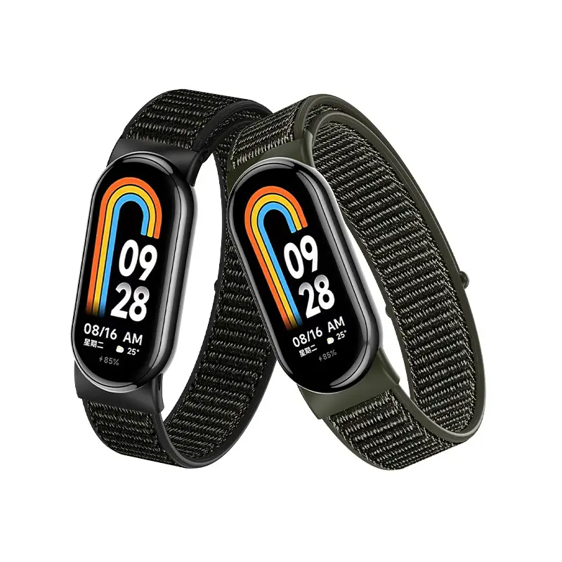 Xiaomi 8 Gen Smart Watch with Yellow Blue Strap - Image 32