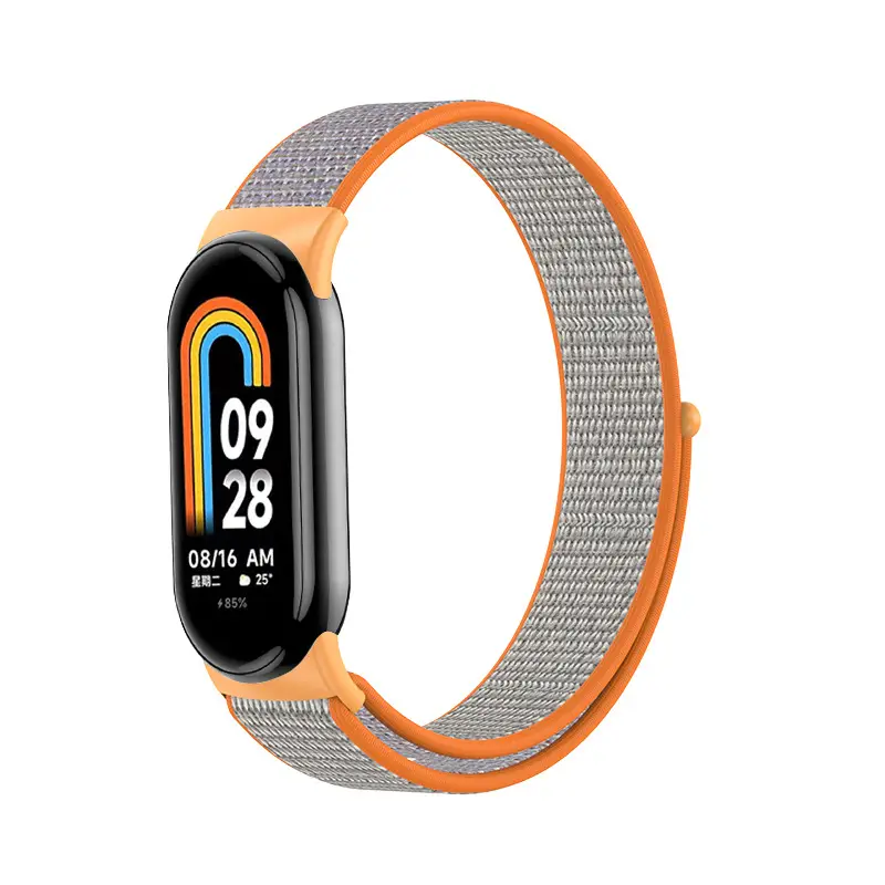 Xiaomi 8 Gen Smart Watch with Yellow Blue Strap - Image 34