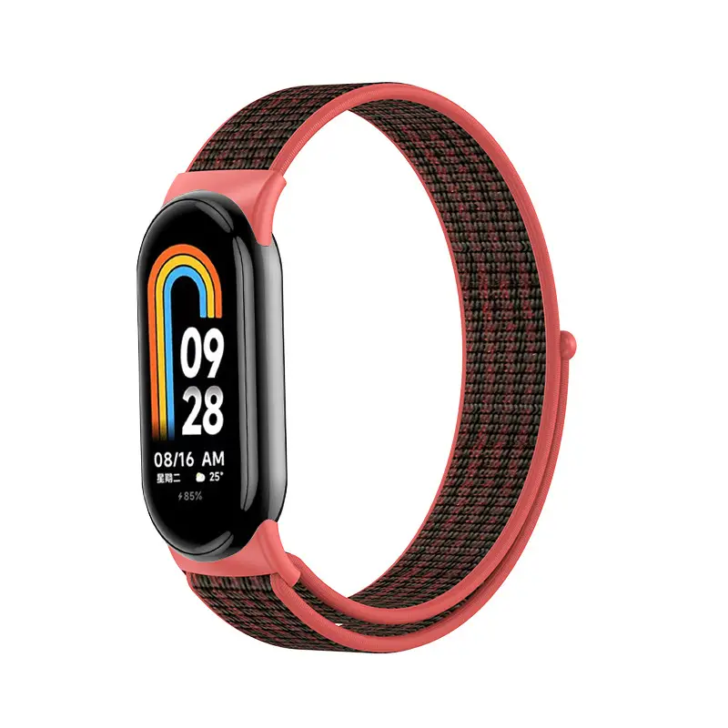 Xiaomi 8 Gen Smart Watch with Yellow Blue Strap - Image 35