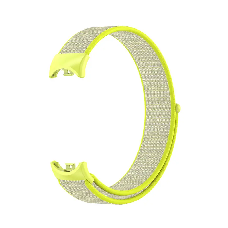 Xiaomi 8 Gen Smart Watch with Yellow Blue Strap - Image 12