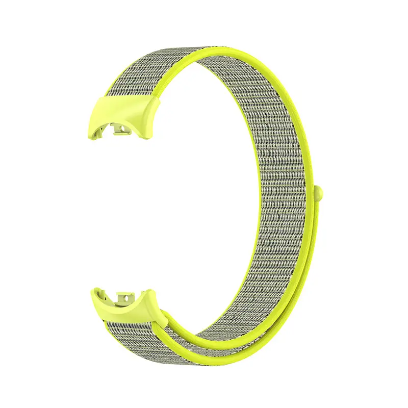 Xiaomi 8 Gen Smart Watch with Yellow Blue Strap - Image 5