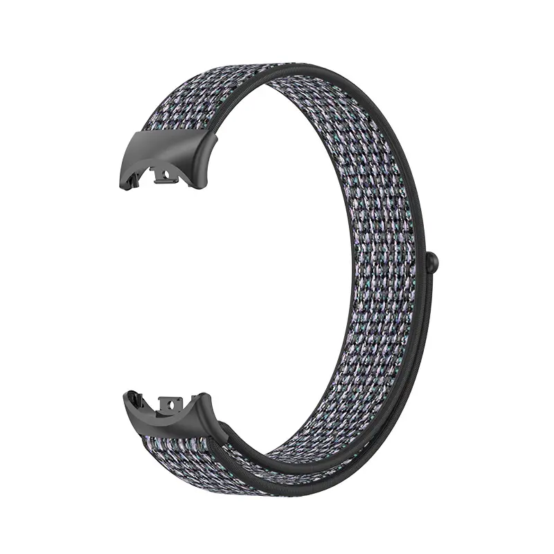 Xiaomi 8 Gen Smart Watch with Yellow Blue Strap - Image 6
