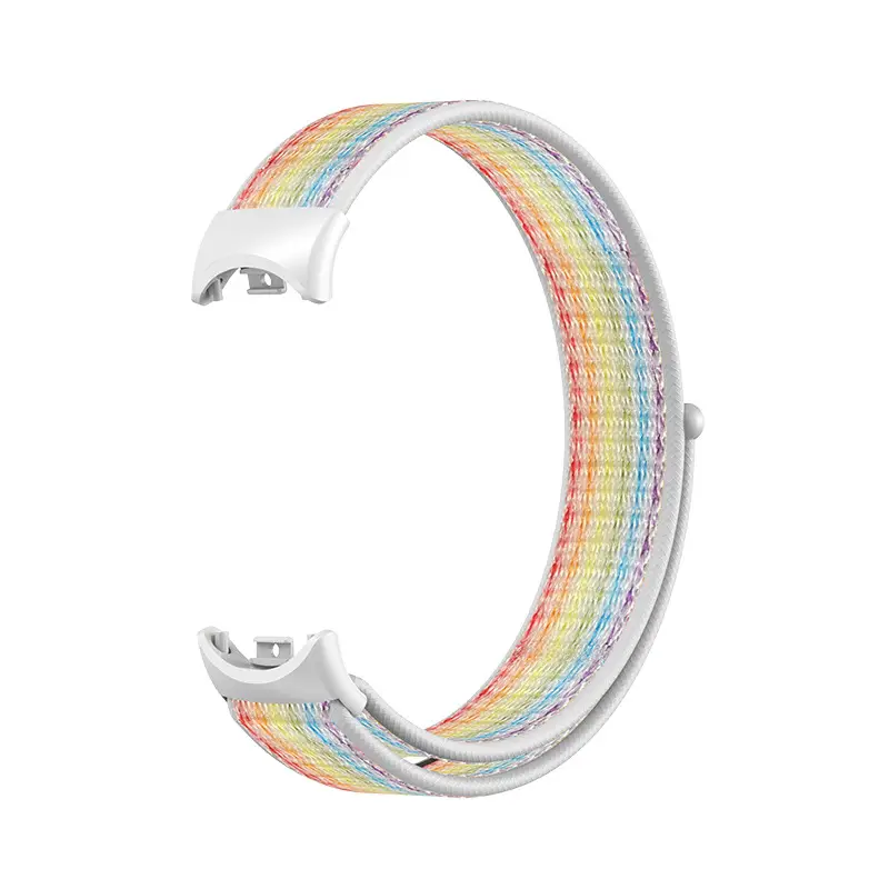 Xiaomi 8 Gen Smart Watch with Yellow Blue Strap - Image 9