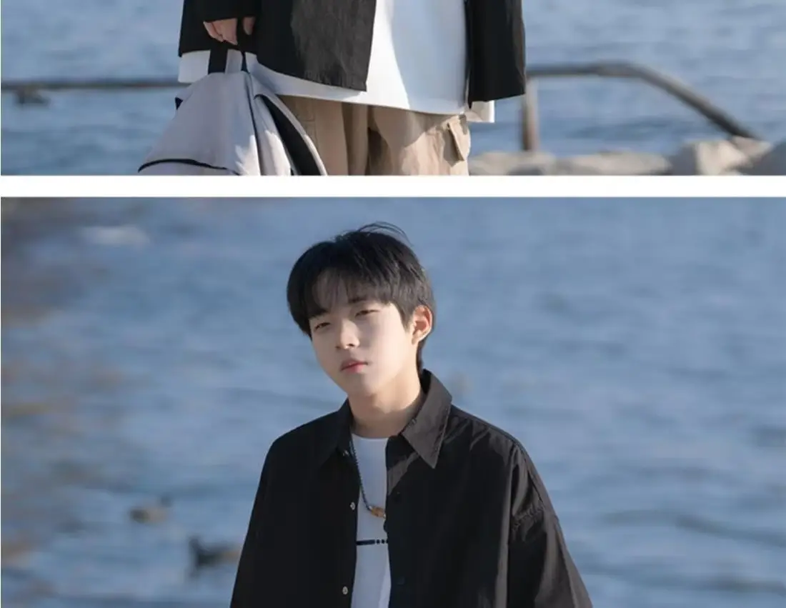 Japanese Cityboy Black Short Sleeve Shirt Boys Summer — feature 17