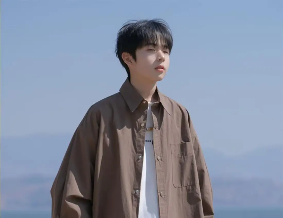Japanese Cityboy Black Short Sleeve Shirt Boys Summer — feature 2