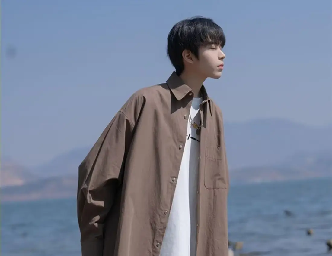 Japanese Cityboy Black Short Sleeve Shirt Boys Summer — feature 5
