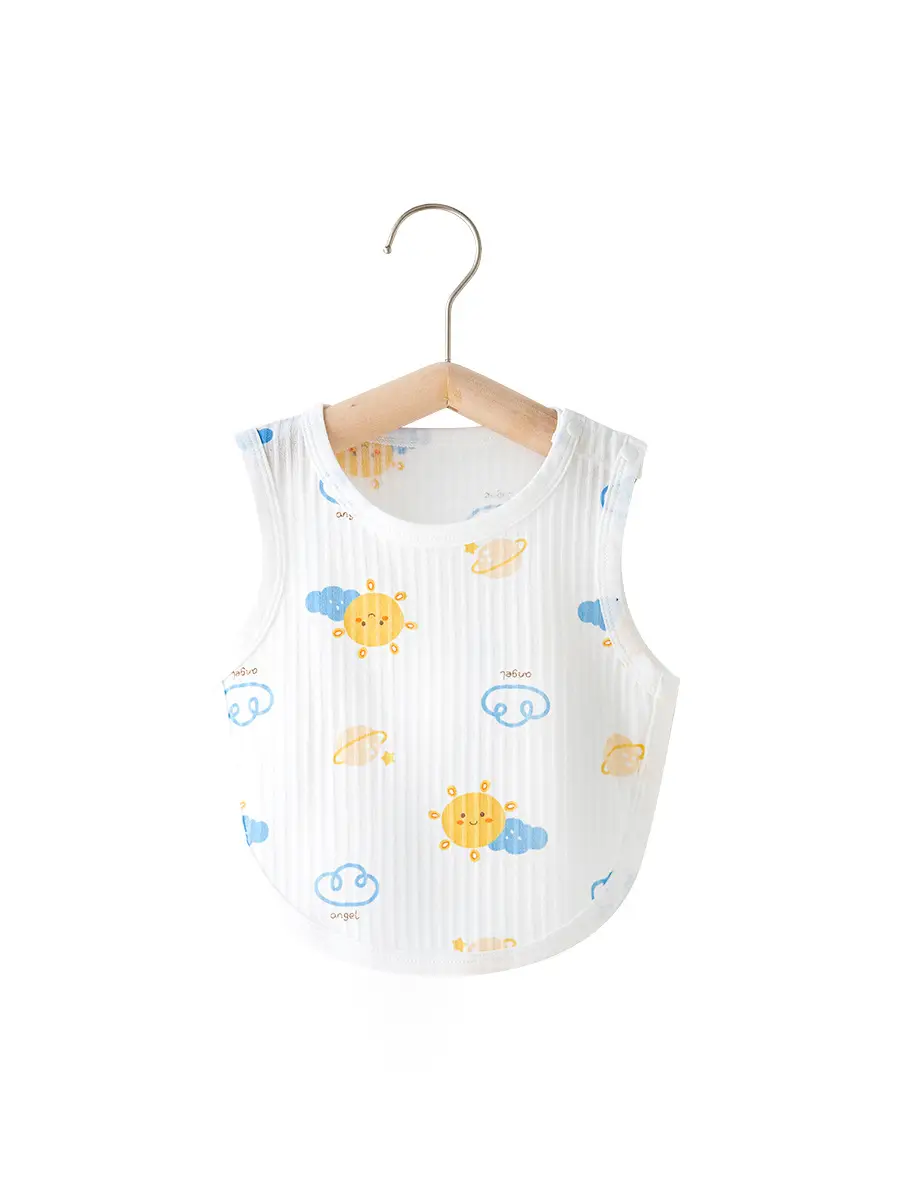 Baby's Cotton Belly Protector with Sun Print - Image 19