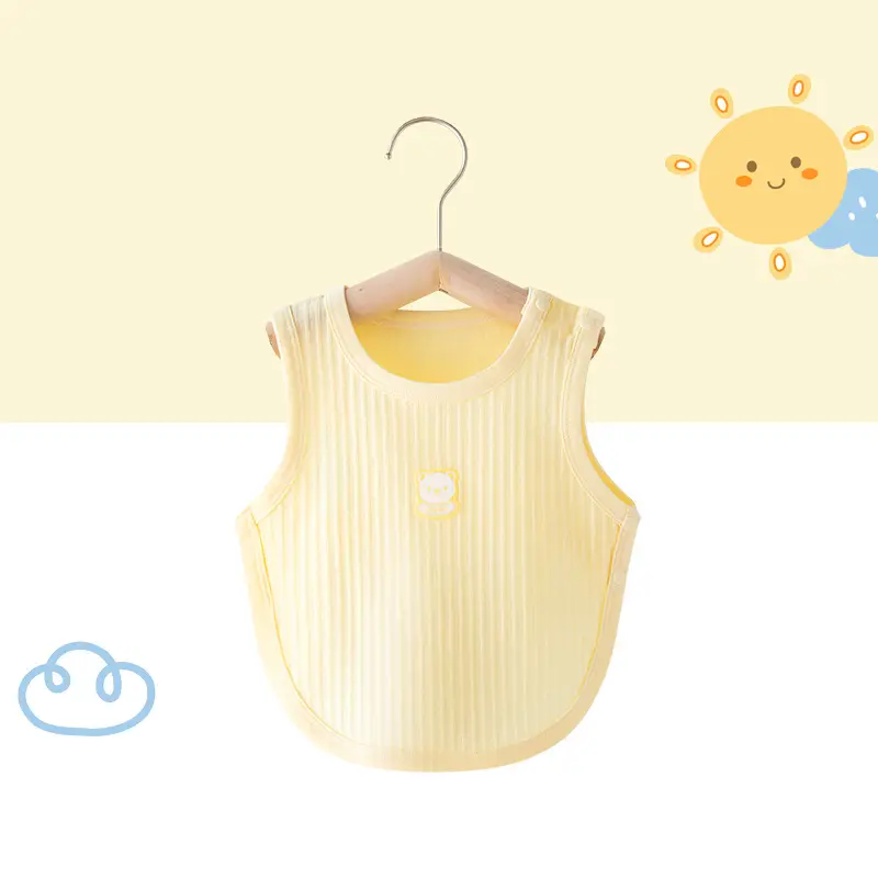 Baby's Cotton Belly Protector with Sun Print - Image 3