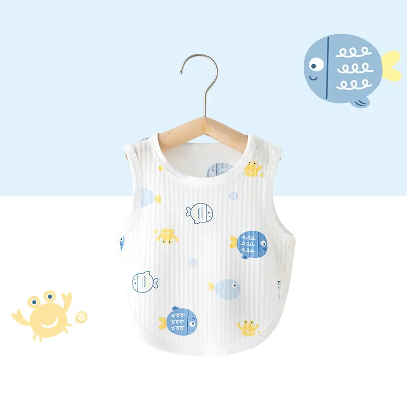 Baby's Cotton Belly Protector with Sun Print - Image 6
