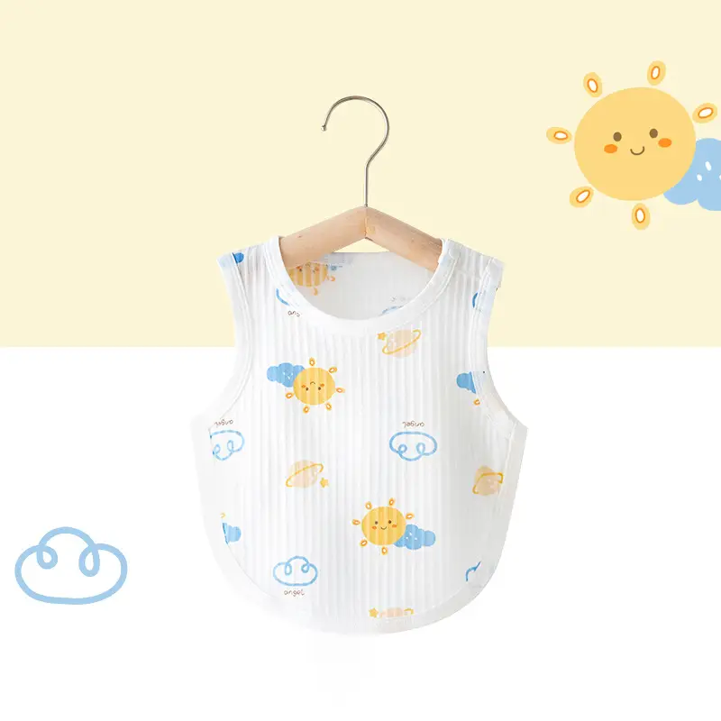Baby's Cotton Belly Protector with Sun Print - Image 9