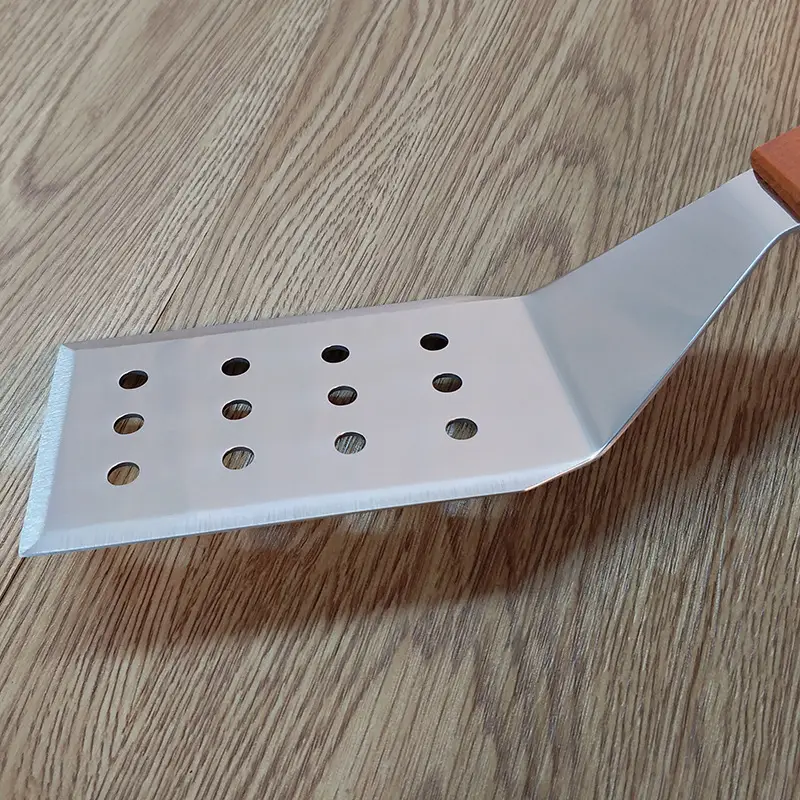 Stainless Steel Tiramisu Shovel with Wooden Handle - Image 6
