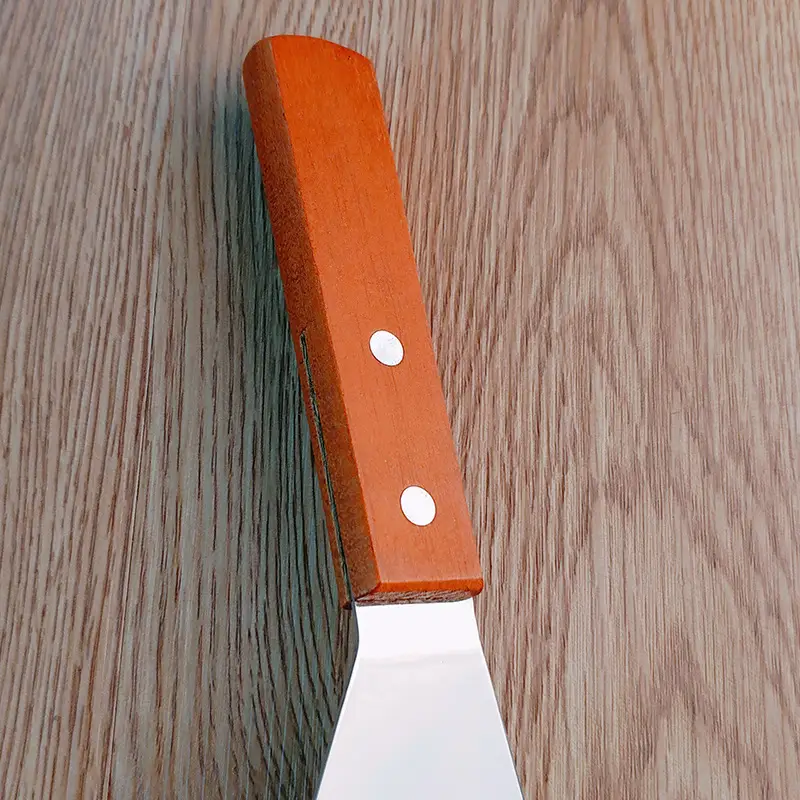 Stainless Steel Tiramisu Shovel with Wooden Handle — feature 6