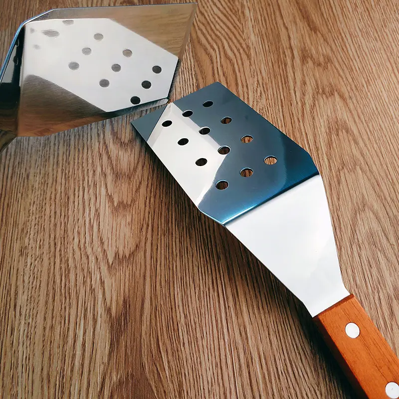 Stainless Steel Tiramisu Shovel with Wooden Handle — feature 9