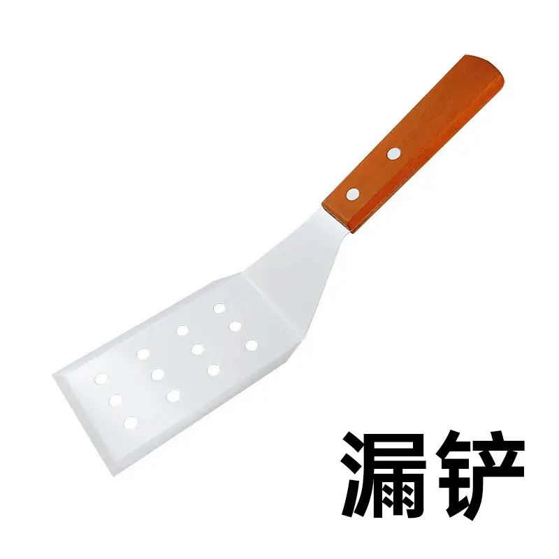 Stainless Steel Tiramisu Shovel with Wooden Handle - Image 2
