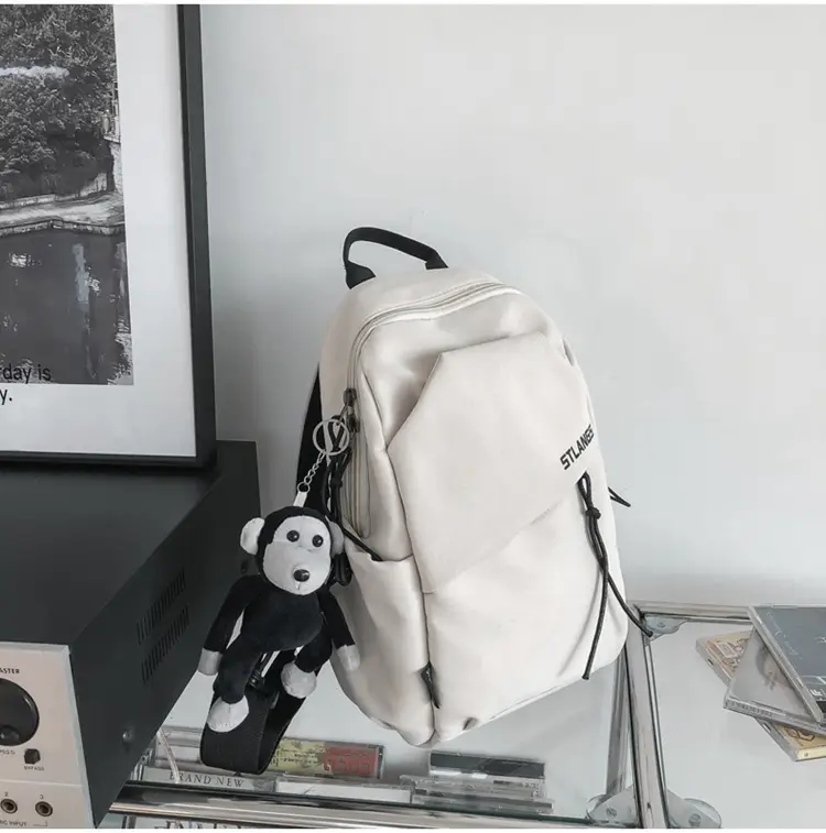 Men Casual Japanese Shoulder Bag Black Student Fashion — feature 32