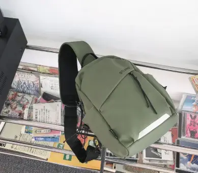 Men Casual Japanese Shoulder Bag Black Student Fashion - Image 4