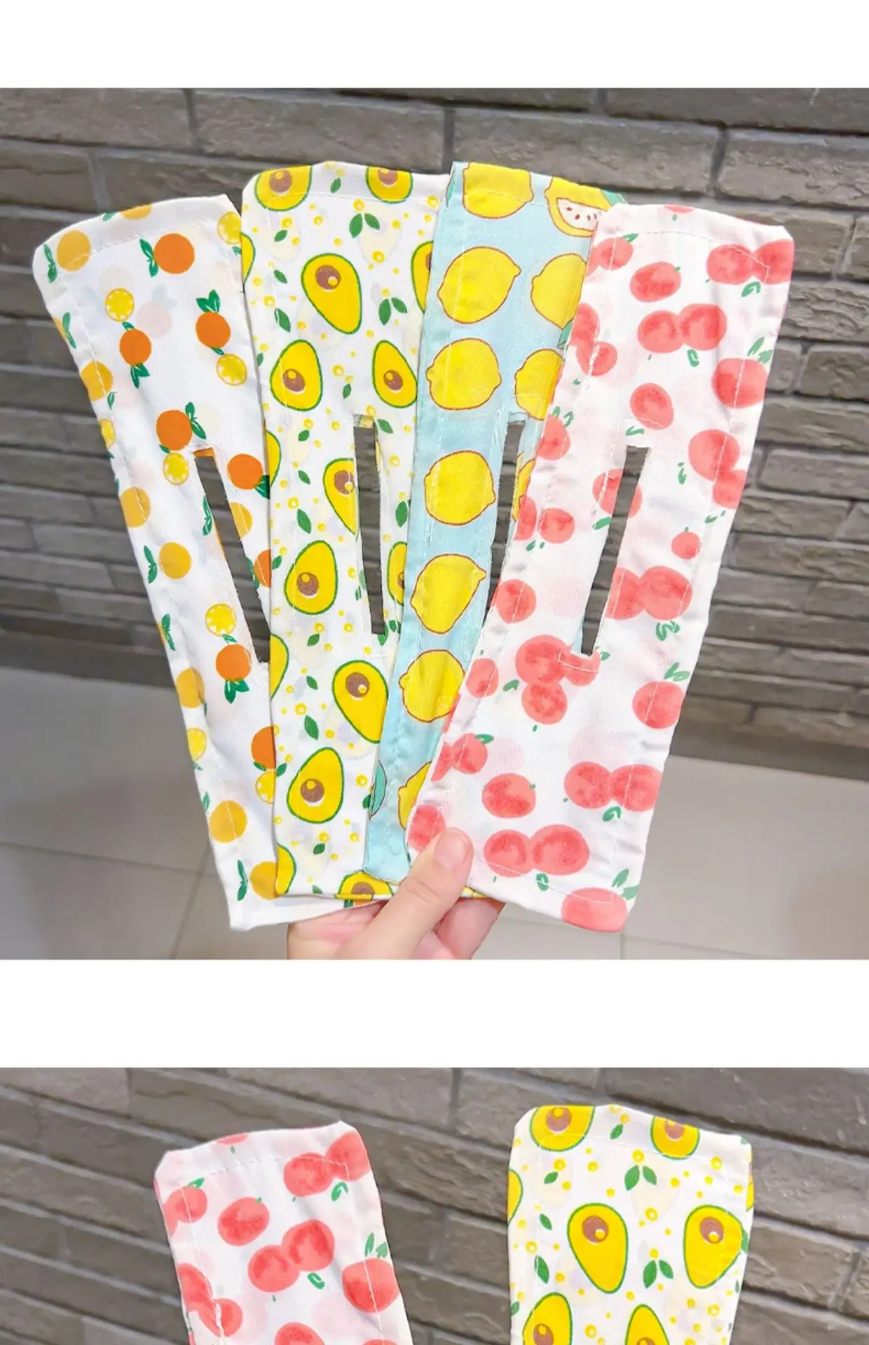 Fruit Print Hairpin for Girls Bow Ball Hair Accessory — feature 11
