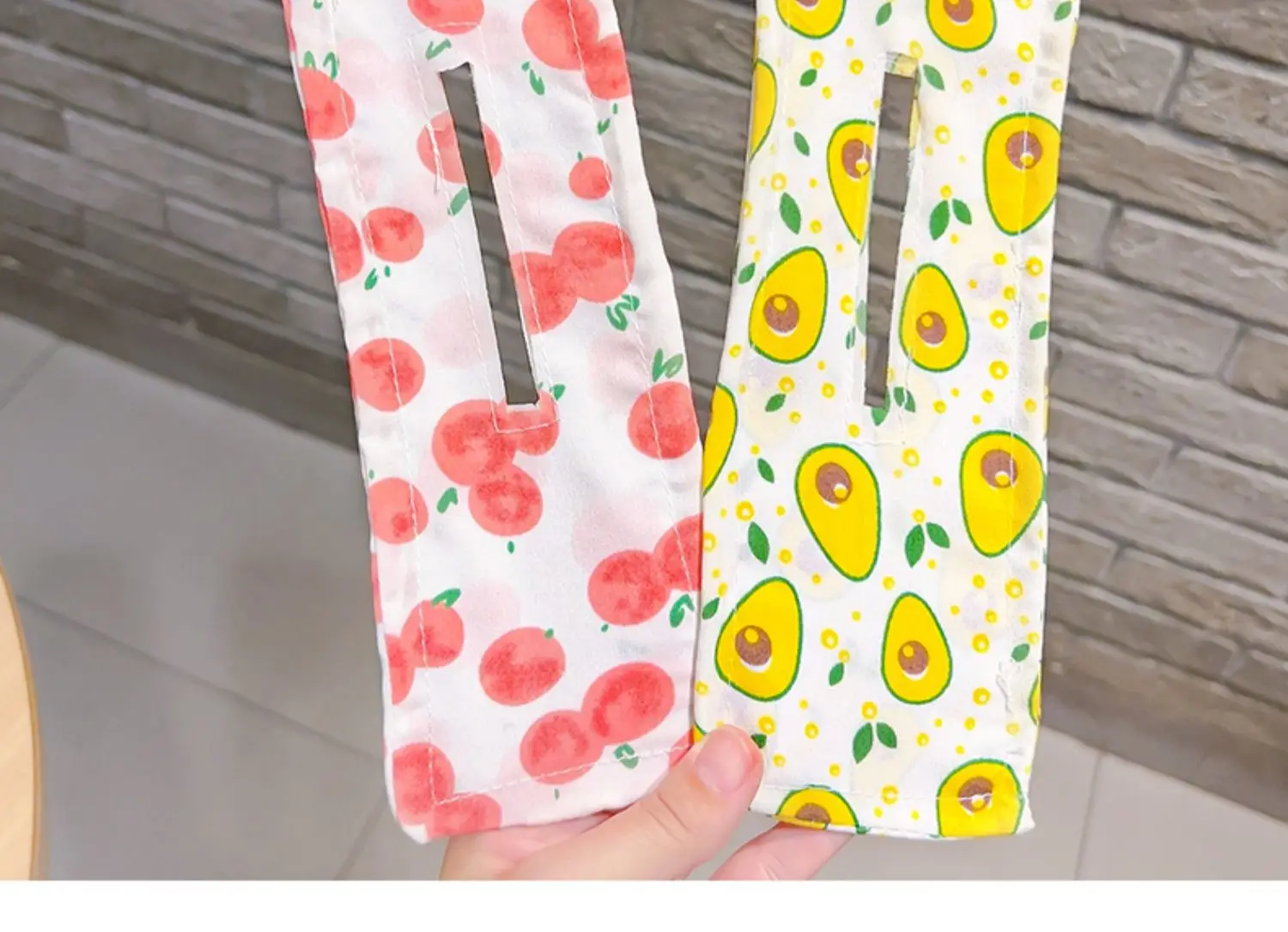 Fruit Print Hairpin for Girls Bow Ball Hair Accessory — feature 12