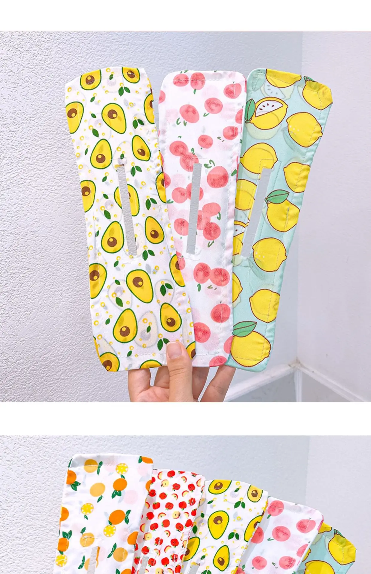 Fruit Print Hairpin for Girls Bow Ball Hair Accessory — feature 9