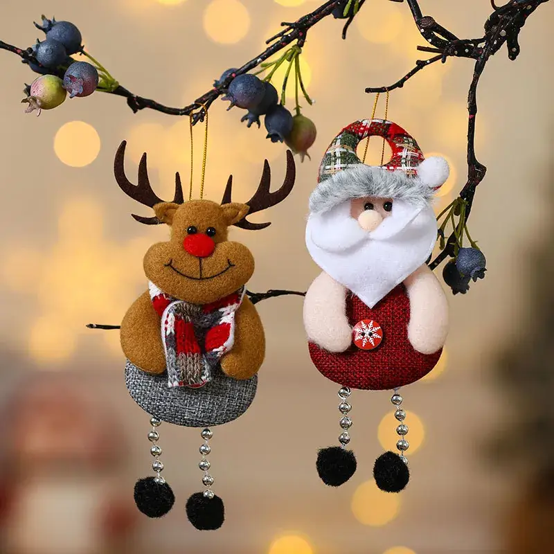 Small Woolly Christmas Tree Pendant for Elderly - Image 50