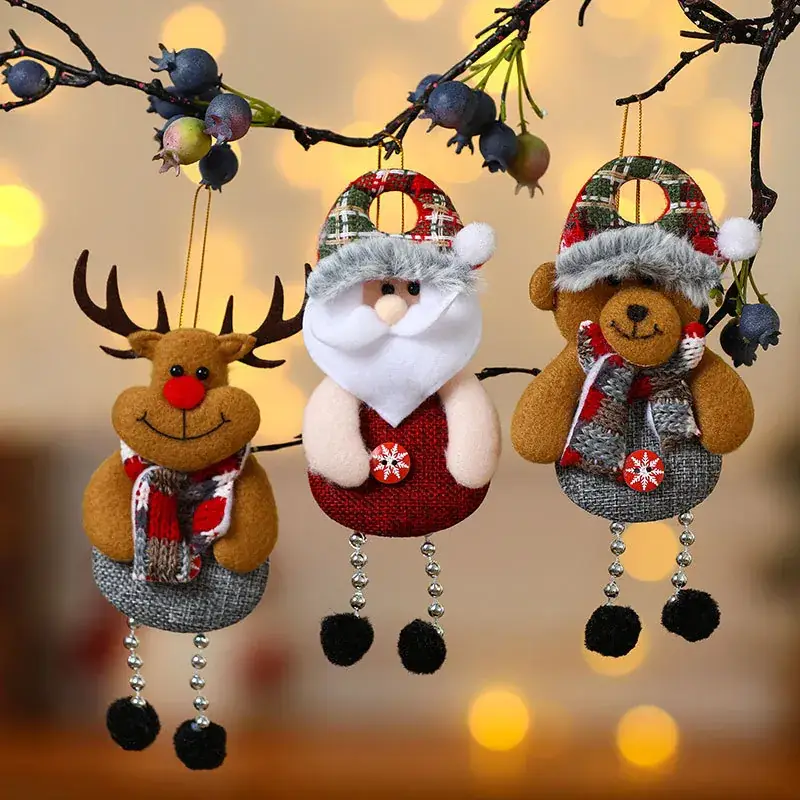 Small Woolly Christmas Tree Pendant for Elderly - Image 51