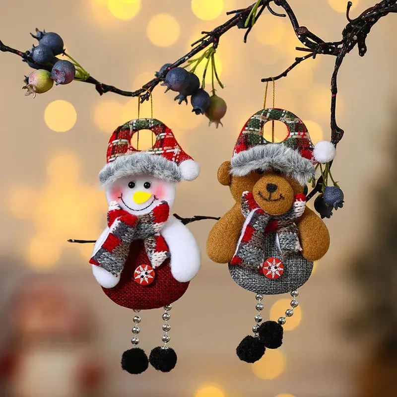 Small Woolly Christmas Tree Pendant for Elderly - Image 52