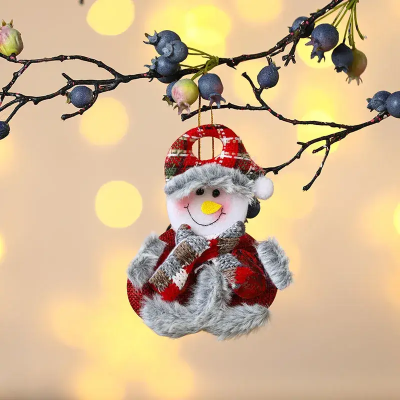 Small Woolly Christmas Tree Pendant for Elderly - Image 34