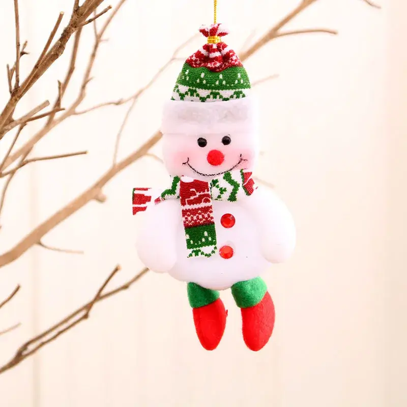 Small Woolly Christmas Tree Pendant for Elderly - Image 10