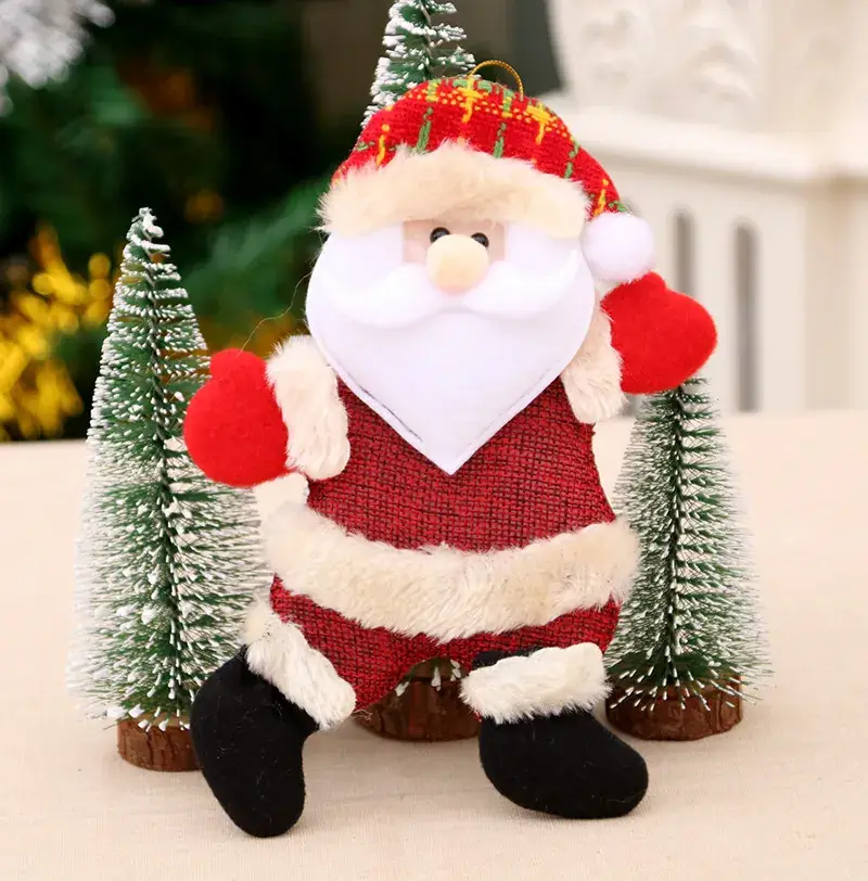 Small Woolly Christmas Tree Pendant for Elderly - Image 13