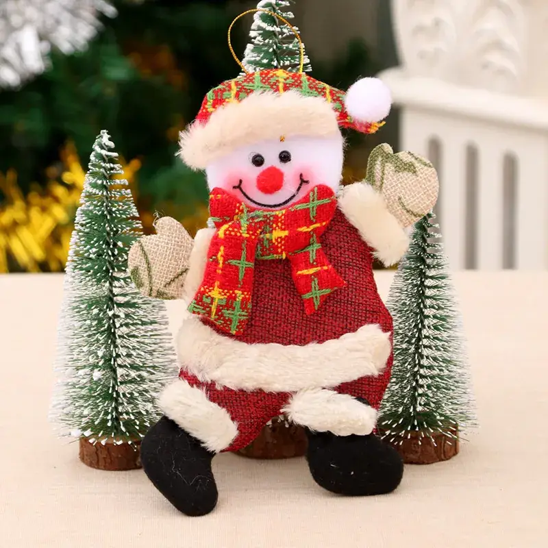 Small Woolly Christmas Tree Pendant for Elderly - Image 14