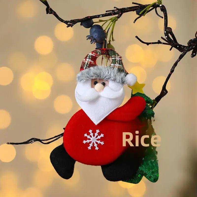 Small Woolly Christmas Tree Pendant for Elderly - Image 21