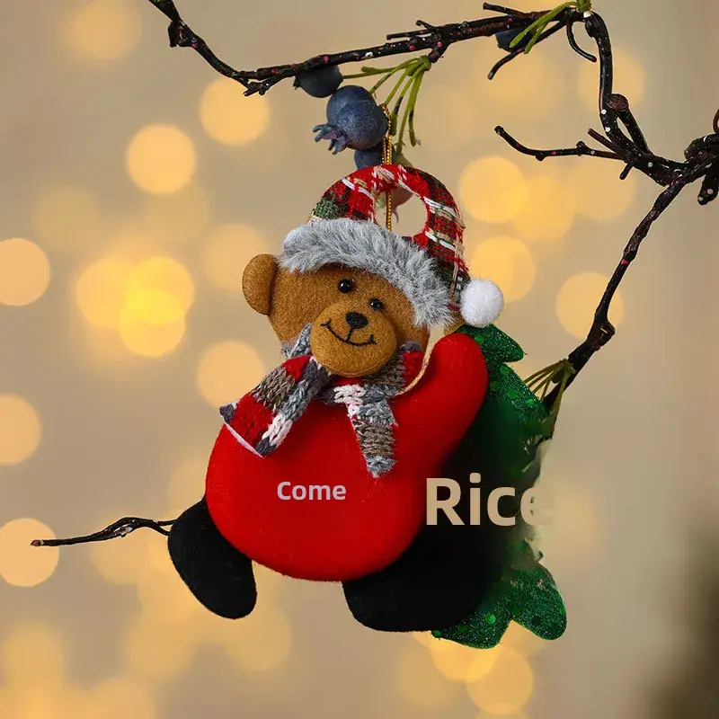 Small Woolly Christmas Tree Pendant for Elderly - Image 24