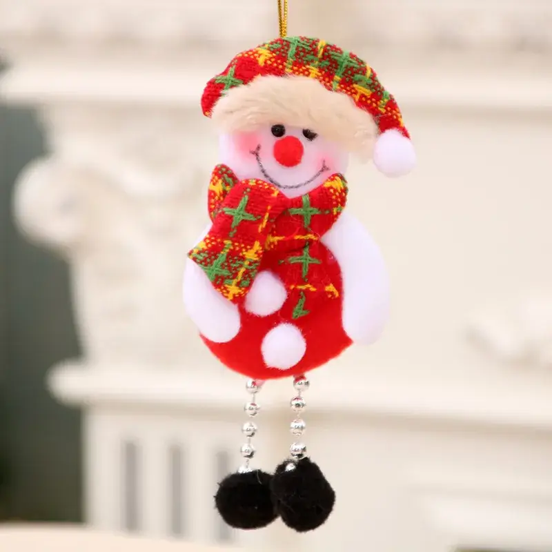 Small Woolly Christmas Tree Pendant for Elderly - Image 6