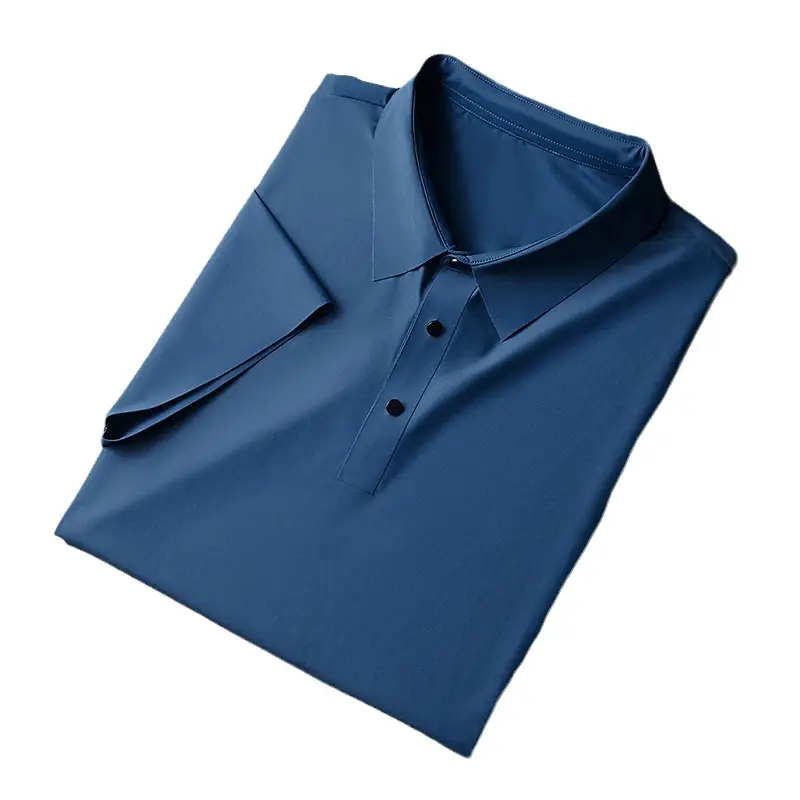 Men Olive Green Polo T-Shirt Short Sleeve Cool Breathable - Image 20