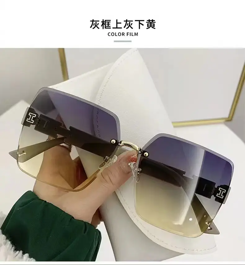Square Sunglasses Women 2025 Frameless Distinctive Style β feature 17