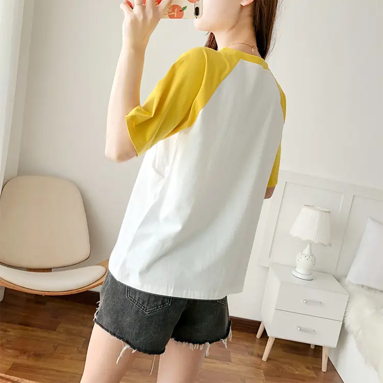 Pure Cotton Anime Print T-Shirt Short Sleeve Summer Wear — feature 19