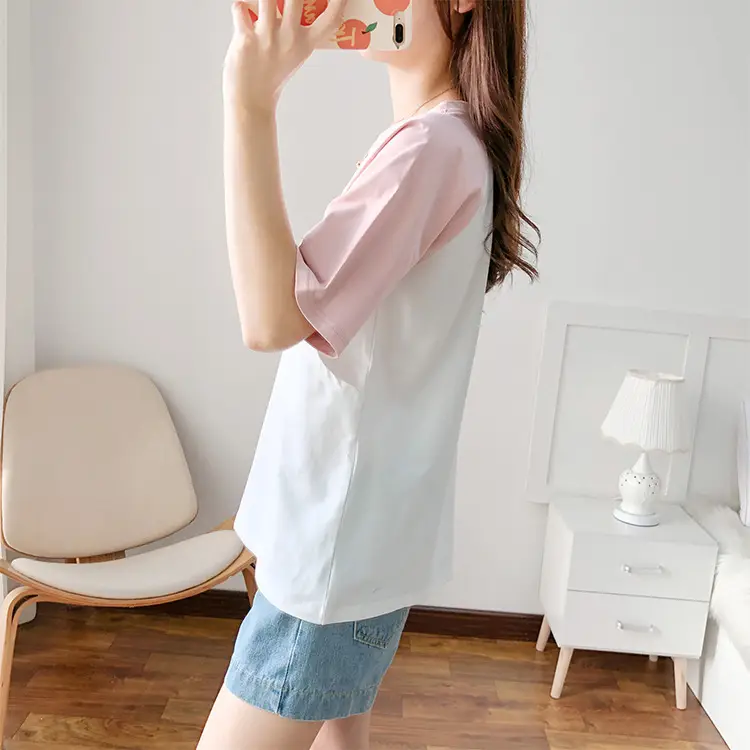 Pure Cotton Anime Print T-Shirt Short Sleeve Summer Wear — feature 8