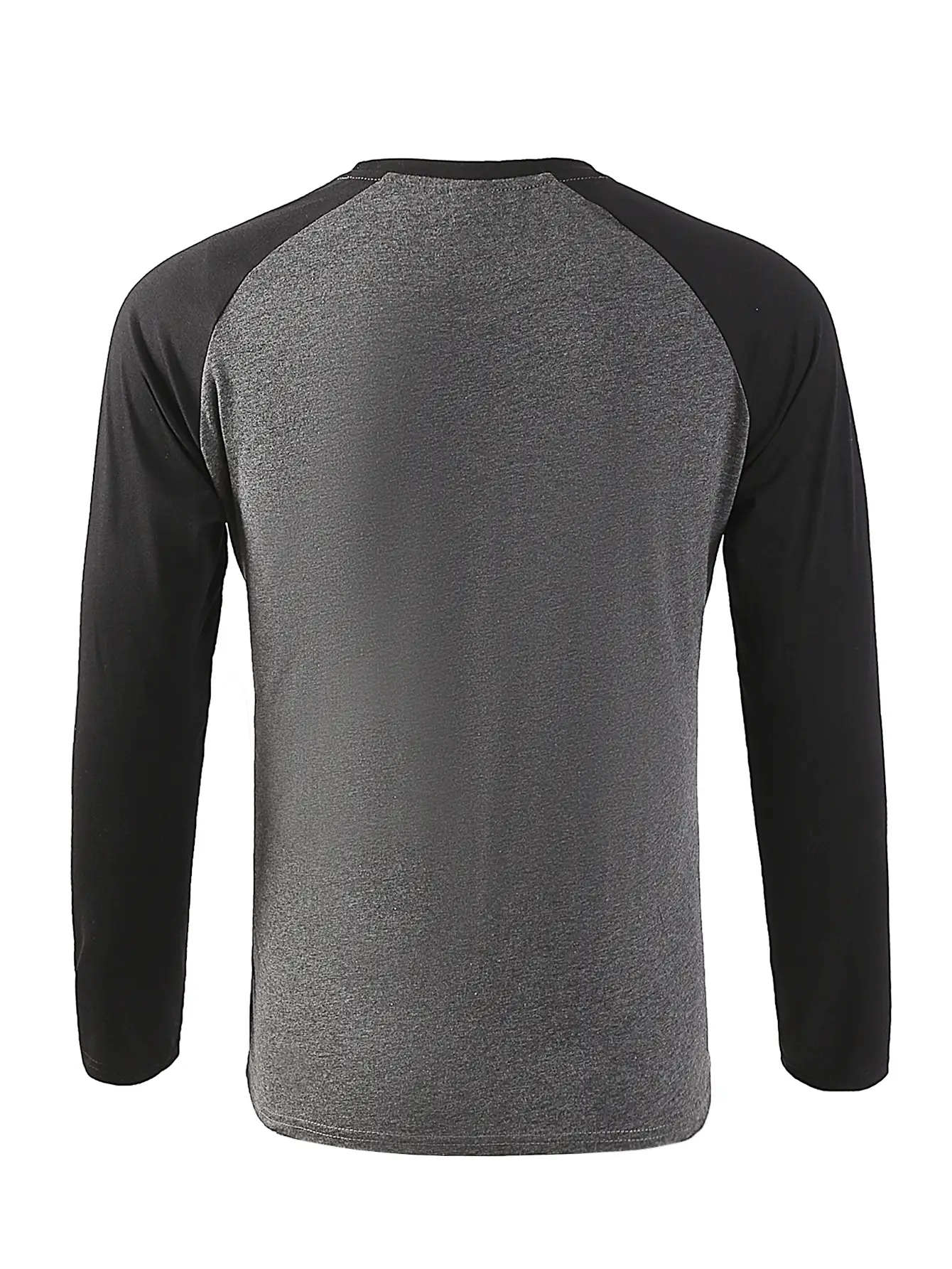 New Men's White Black Raglan Sleeve T-Shirt Large — feature 5