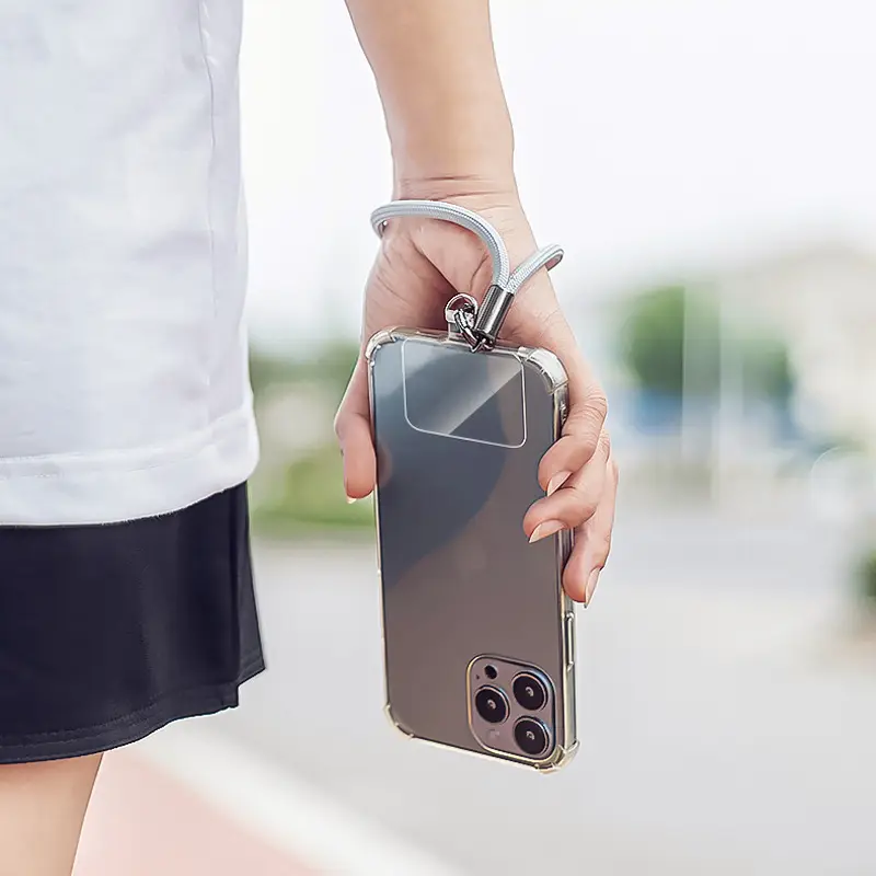 Transparent Mobile Phone Lanyard with Ring & Sticker - Image 6