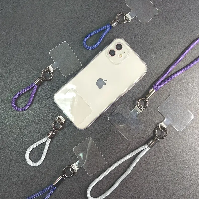 Transparent Mobile Phone Lanyard with Ring & Sticker — feature 3