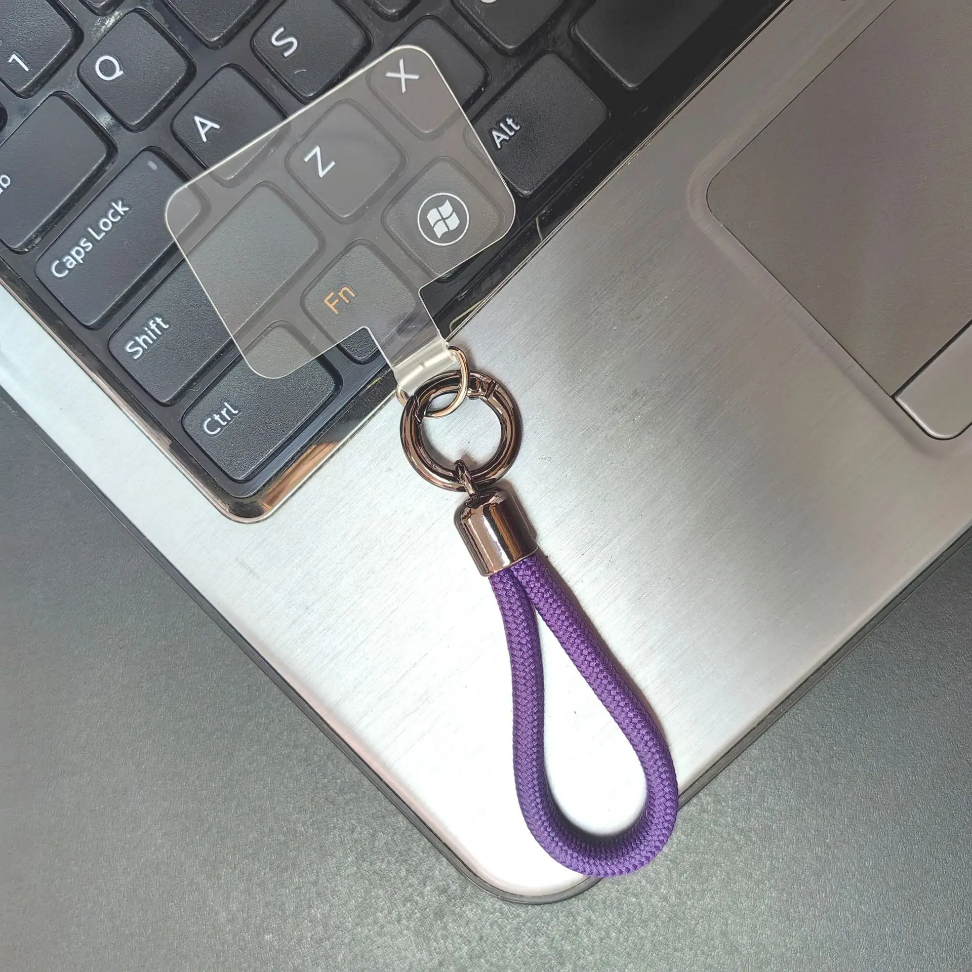 Transparent Mobile Phone Lanyard with Ring & Sticker — feature 8