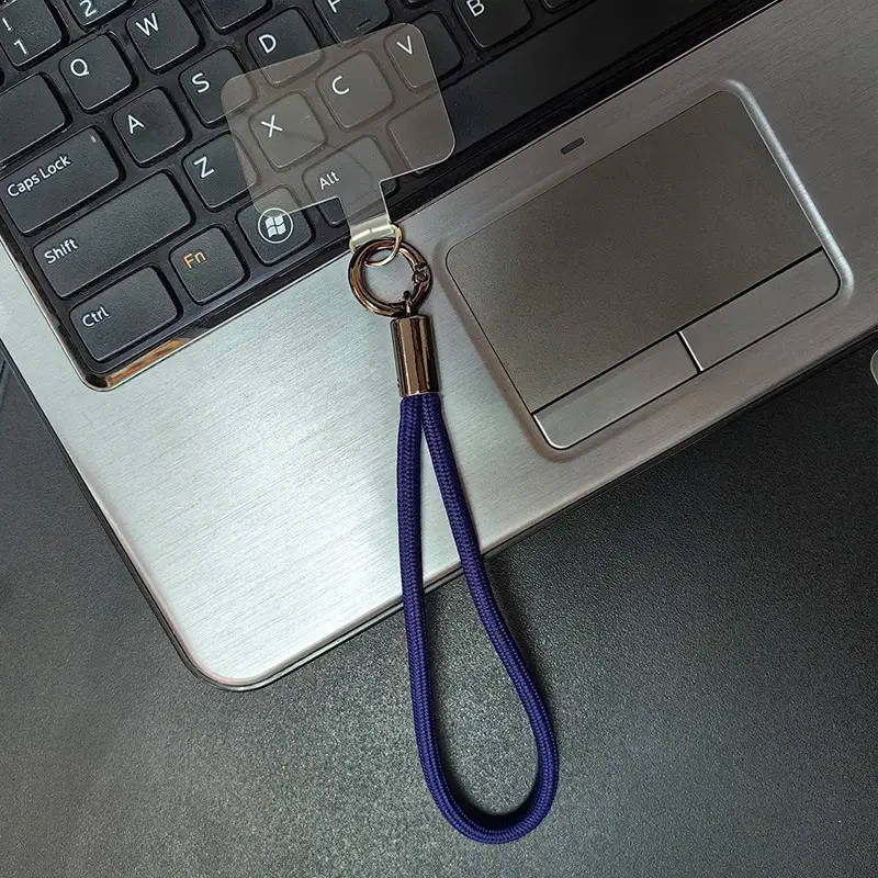 Transparent Mobile Phone Lanyard with Ring & Sticker - Image 2