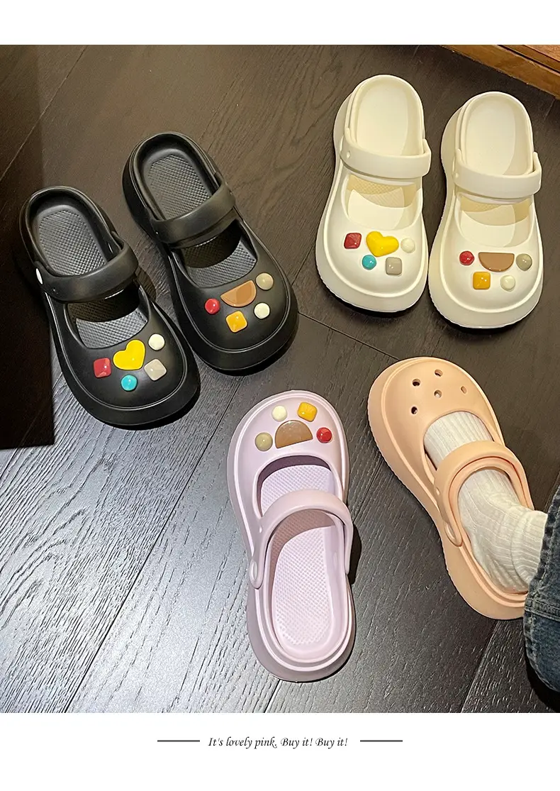 Thick-Soled Clogs for Women, Summer Outdoor Wear, 2026 New Model, Height-Increasing Beach Mary Jane Sandals for Women, Summer — feature 19