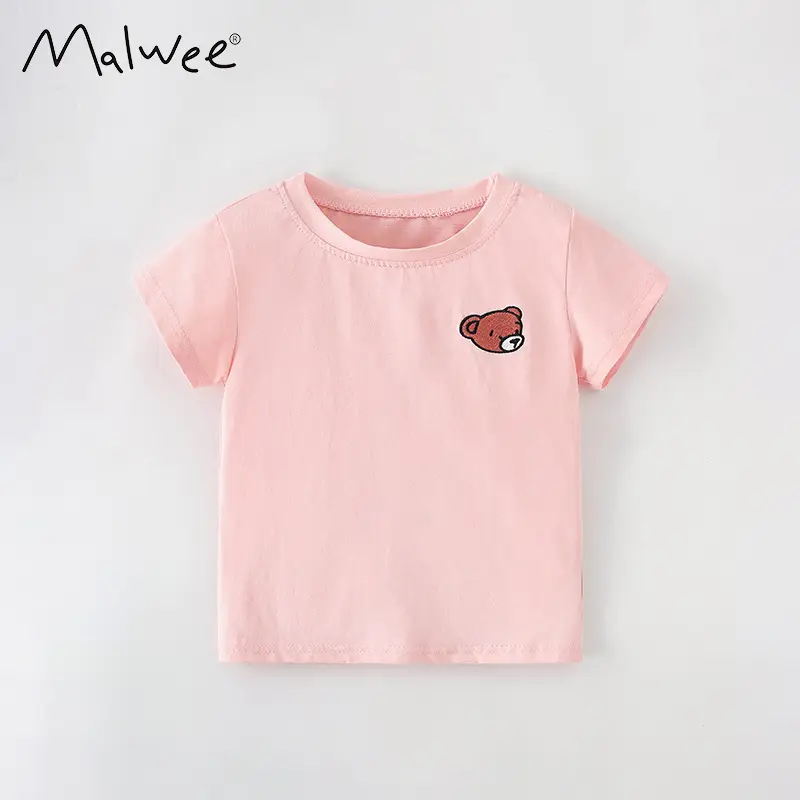 Pink Western Embroidered T-Shirt for Girls