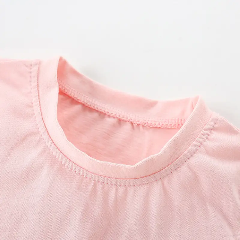 Pink Western Embroidered T-Shirt for Girls