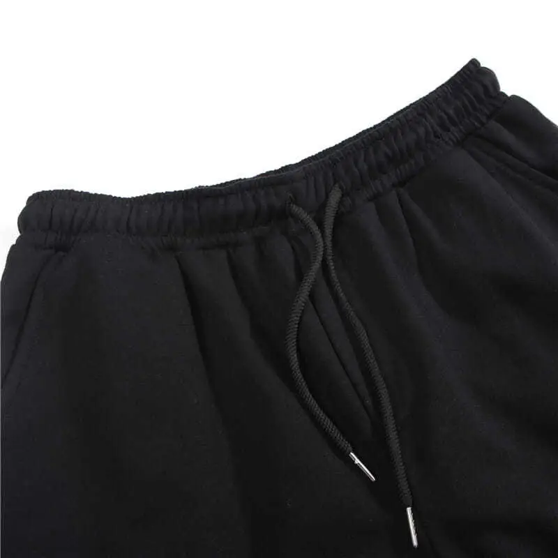 Men Summer Thin Light Grey Loose Fit Shorts Large - Image 6