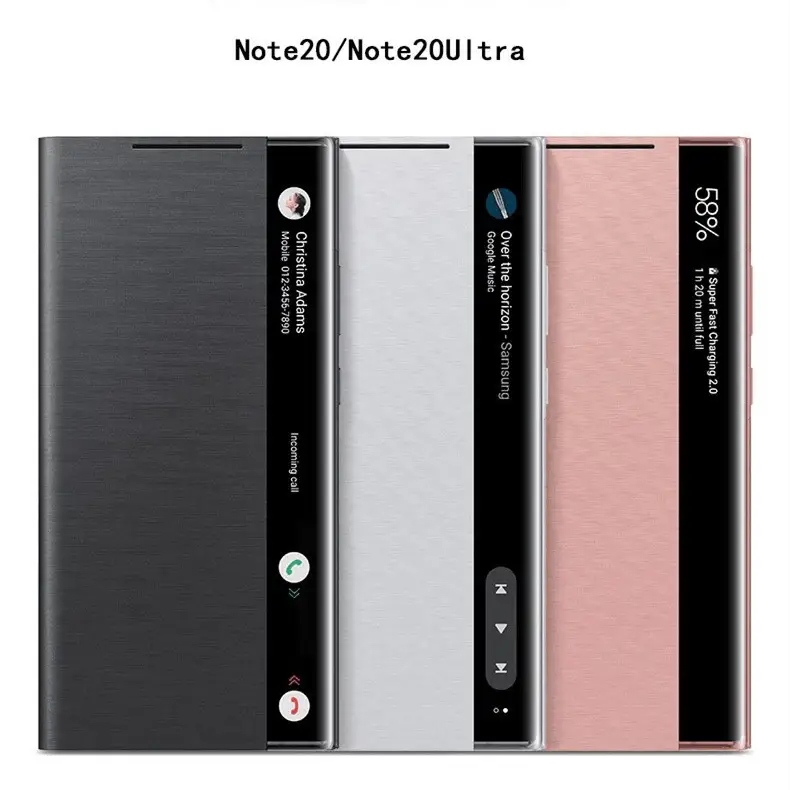 Samsung S23 Ultra Leather Protective Case with Smart View - Image 14