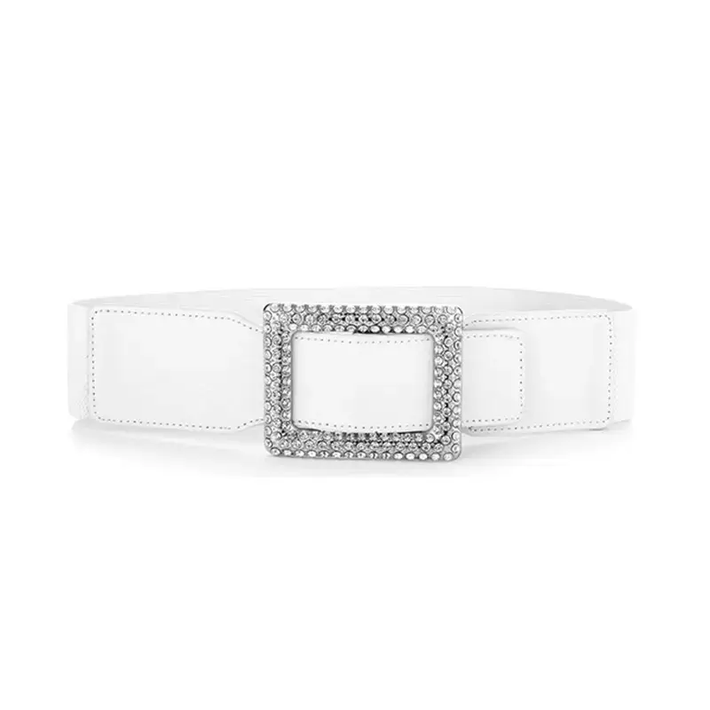 Black Rhinestone Waist Belt for Women - Image 2